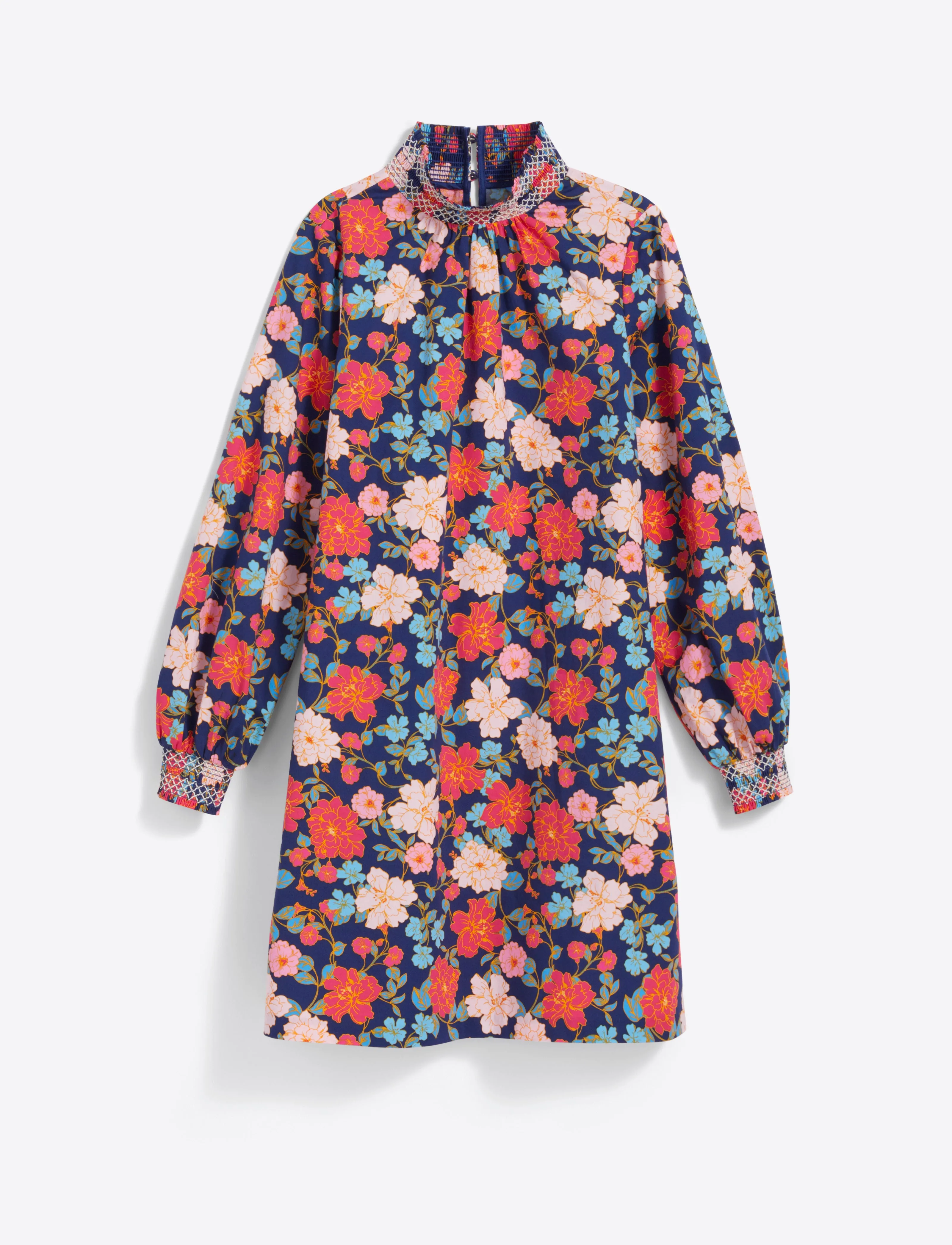 Lindsay Shift Mini Dress in Stretch Poplin sold by Draper James product image thumbnail 2