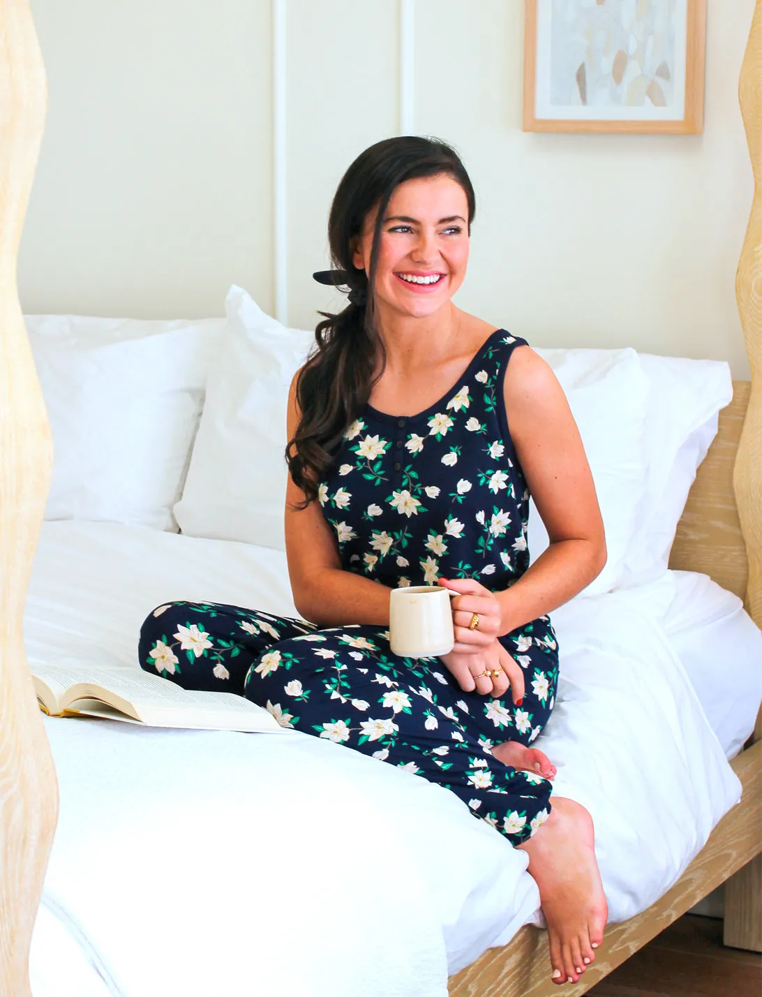 Hillary Pajama Set in Magnolia sold by Draper James product image thumbnail 3