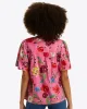 Mary Flutter Sleeve Top in Lurex Stripe sold by Draper James