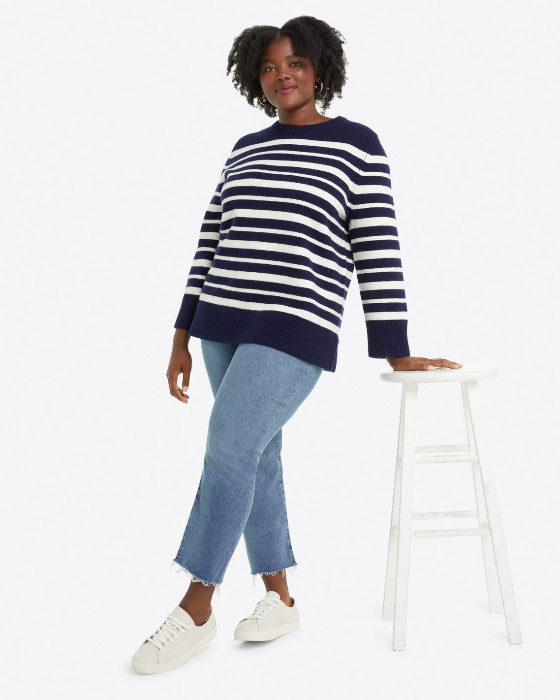 Pullover Sweater in Variegated Stripe sold by Draper James product image thumbnail 4