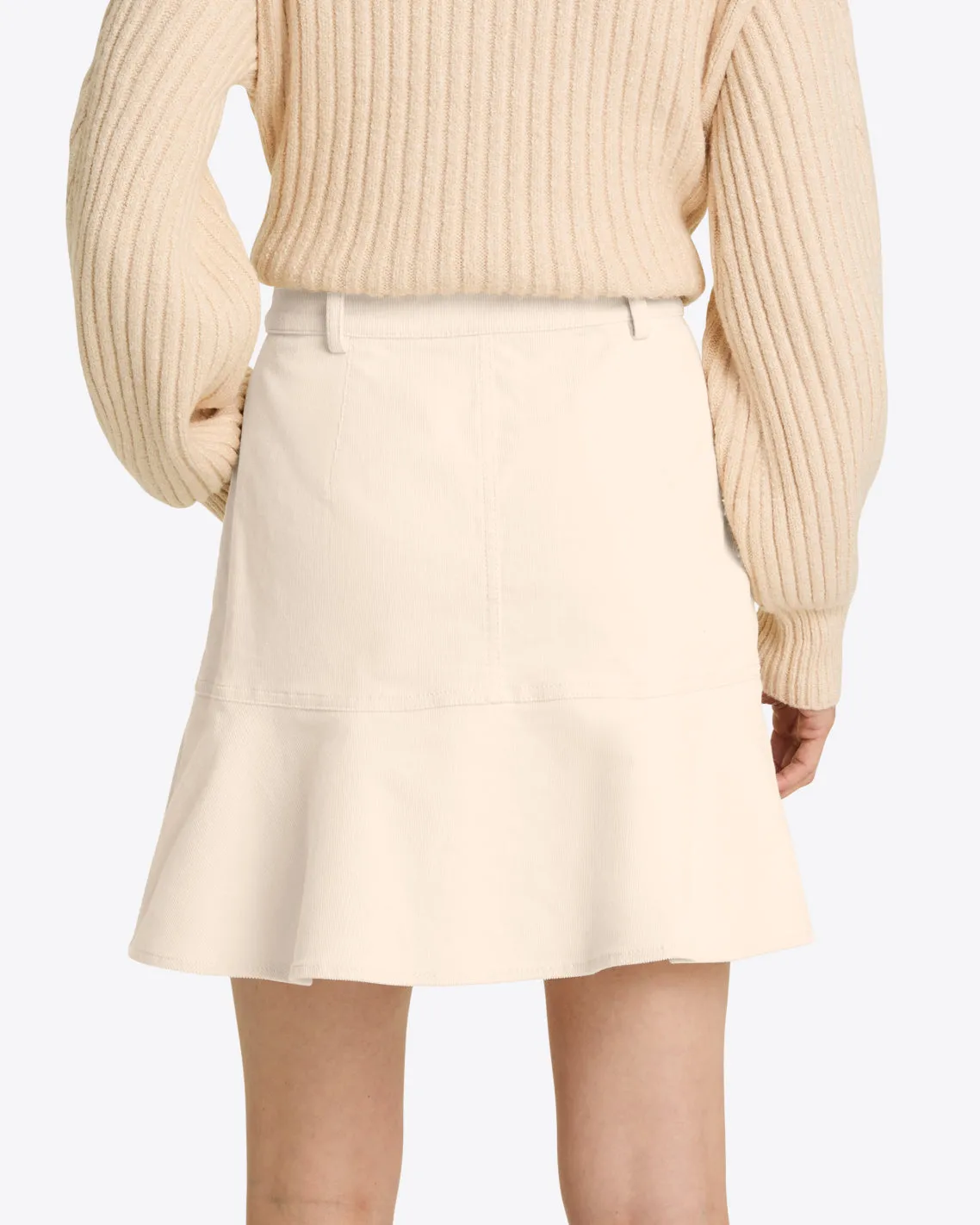 Peplum Mini Skirt in Stretch Corduroy sold by Draper James product image thumbnail 2