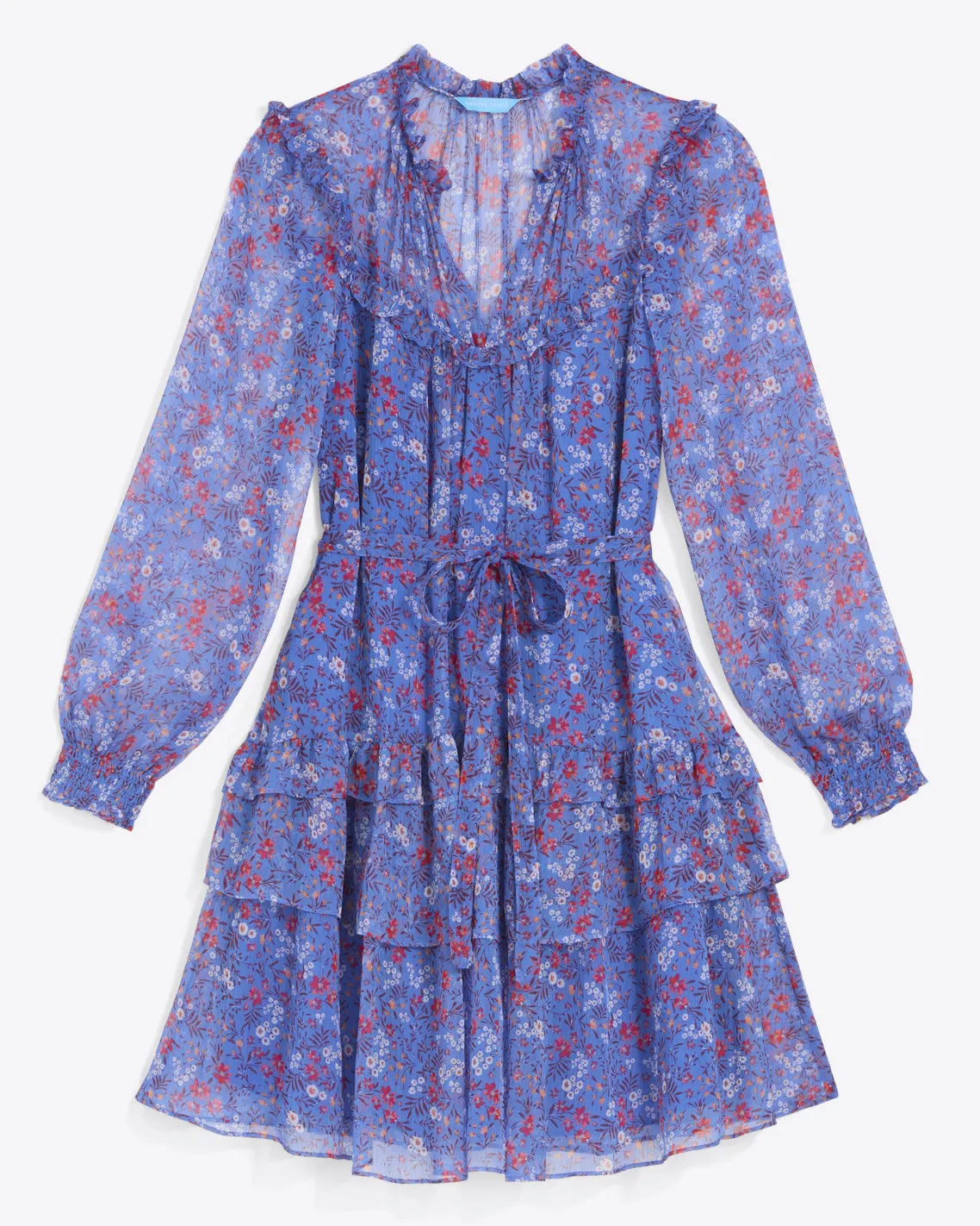 Brandi Tie Waist Dress in Garden Posy sold by Draper James product image thumbnail 2