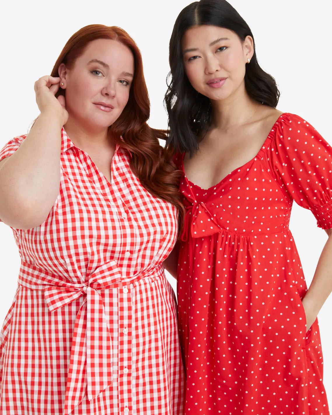 Jennifer Dress in Red Polka Dot sold by Draper James product image thumbnail 4
