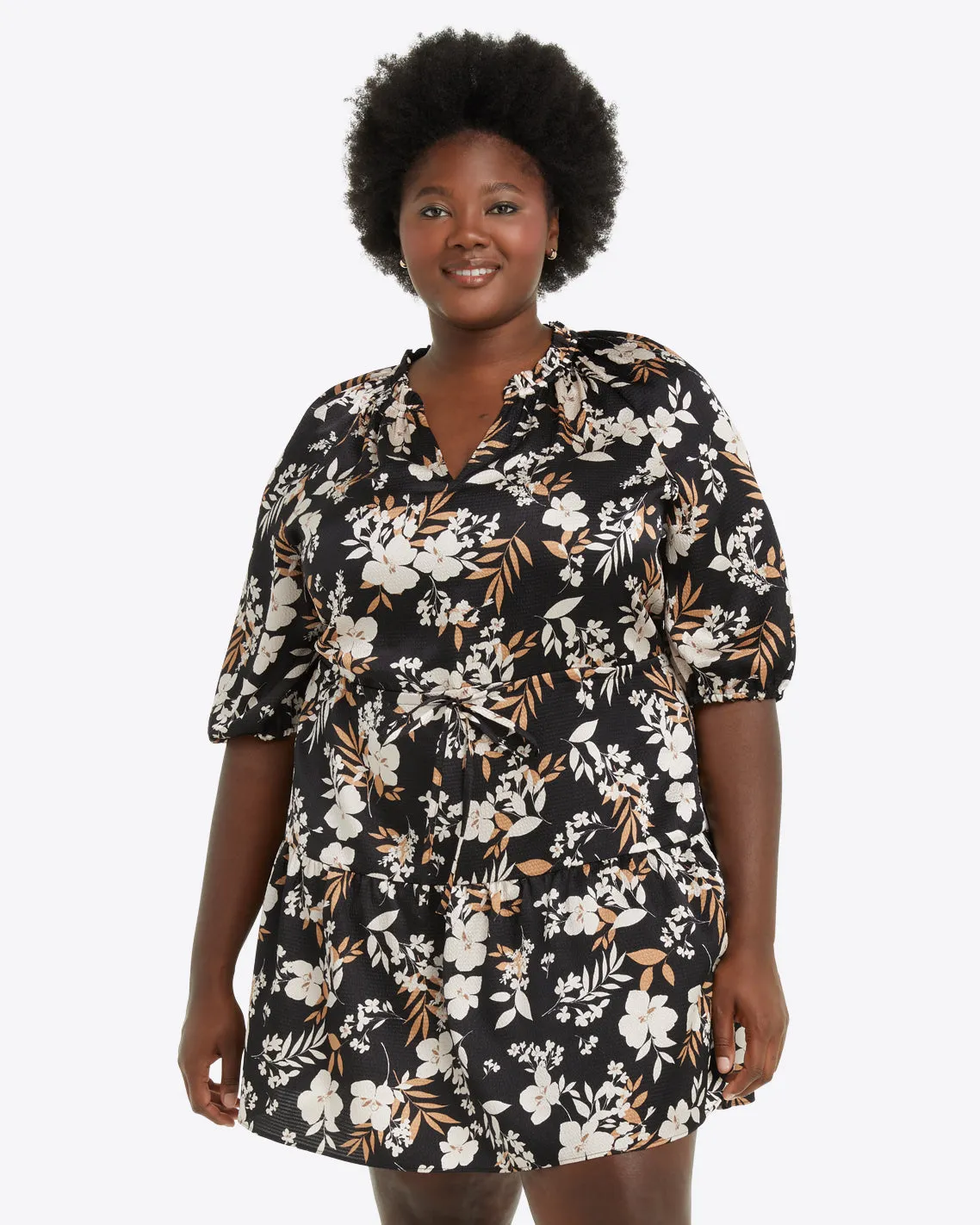 Suzy Dress in Midnight Magnolia sold by Draper James product image thumbnail 4