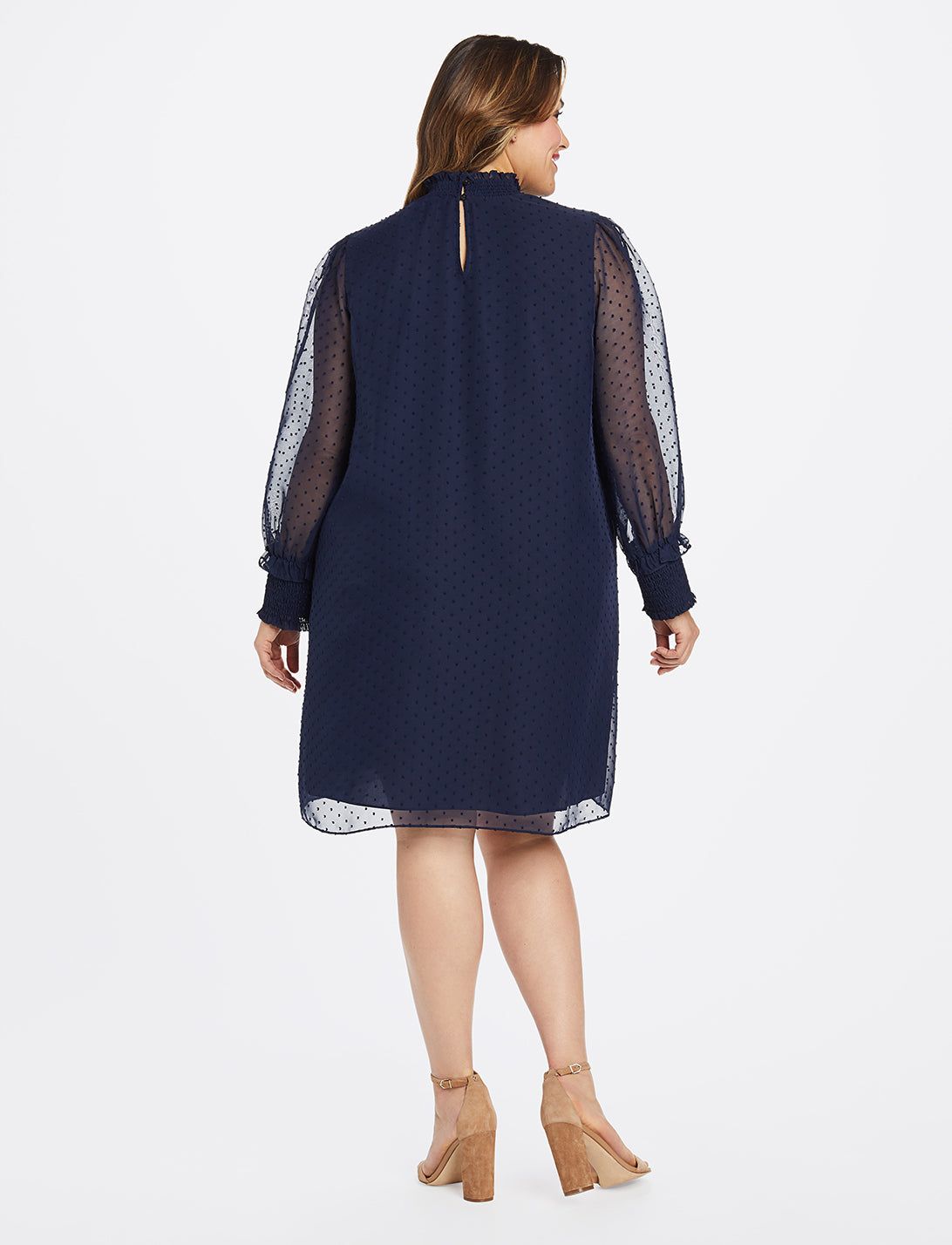 Swiss Dot Smocked Dress sold by Draper James product image thumbnail 3