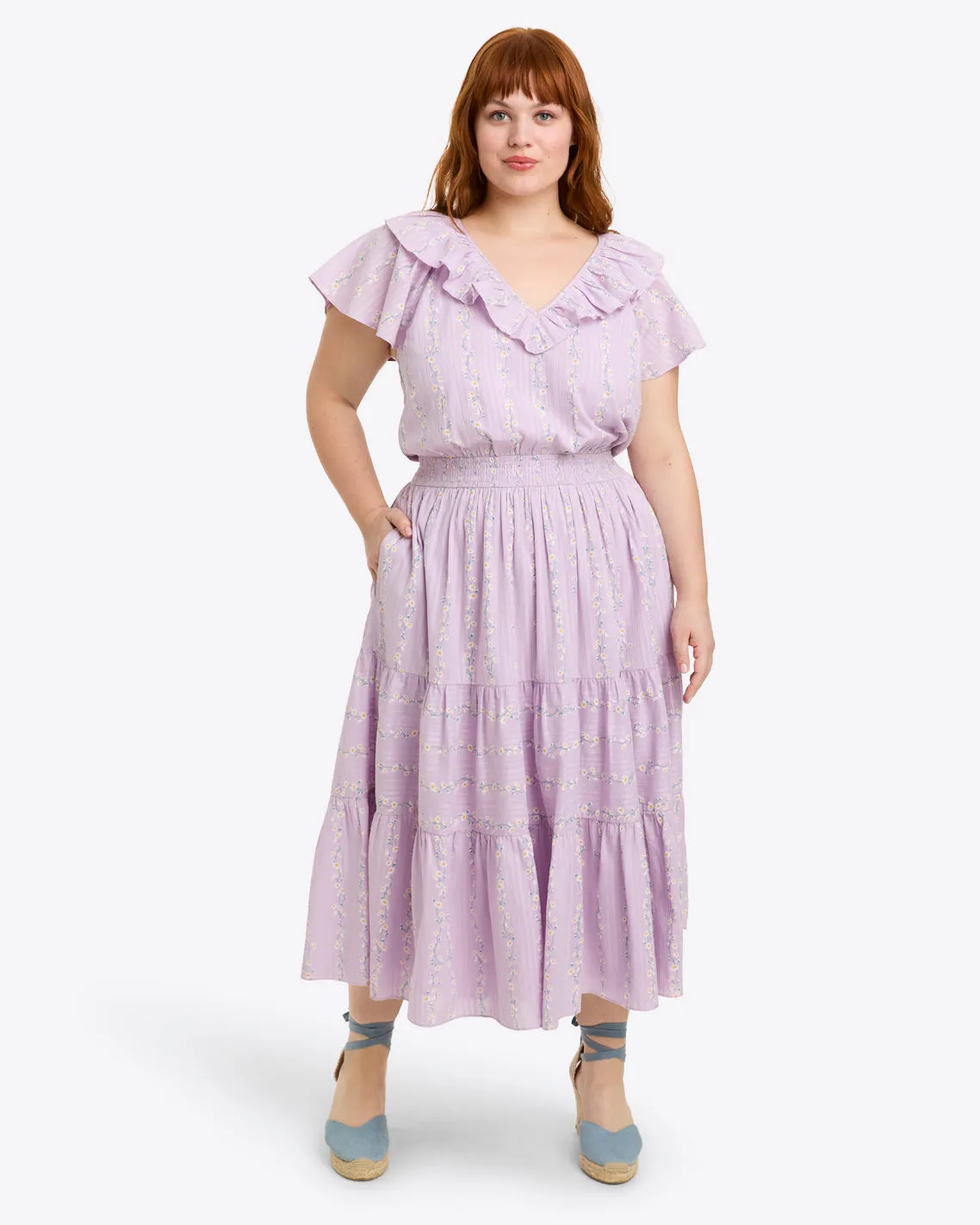 Marie Midi Dress sold by Draper James product image thumbnail 3