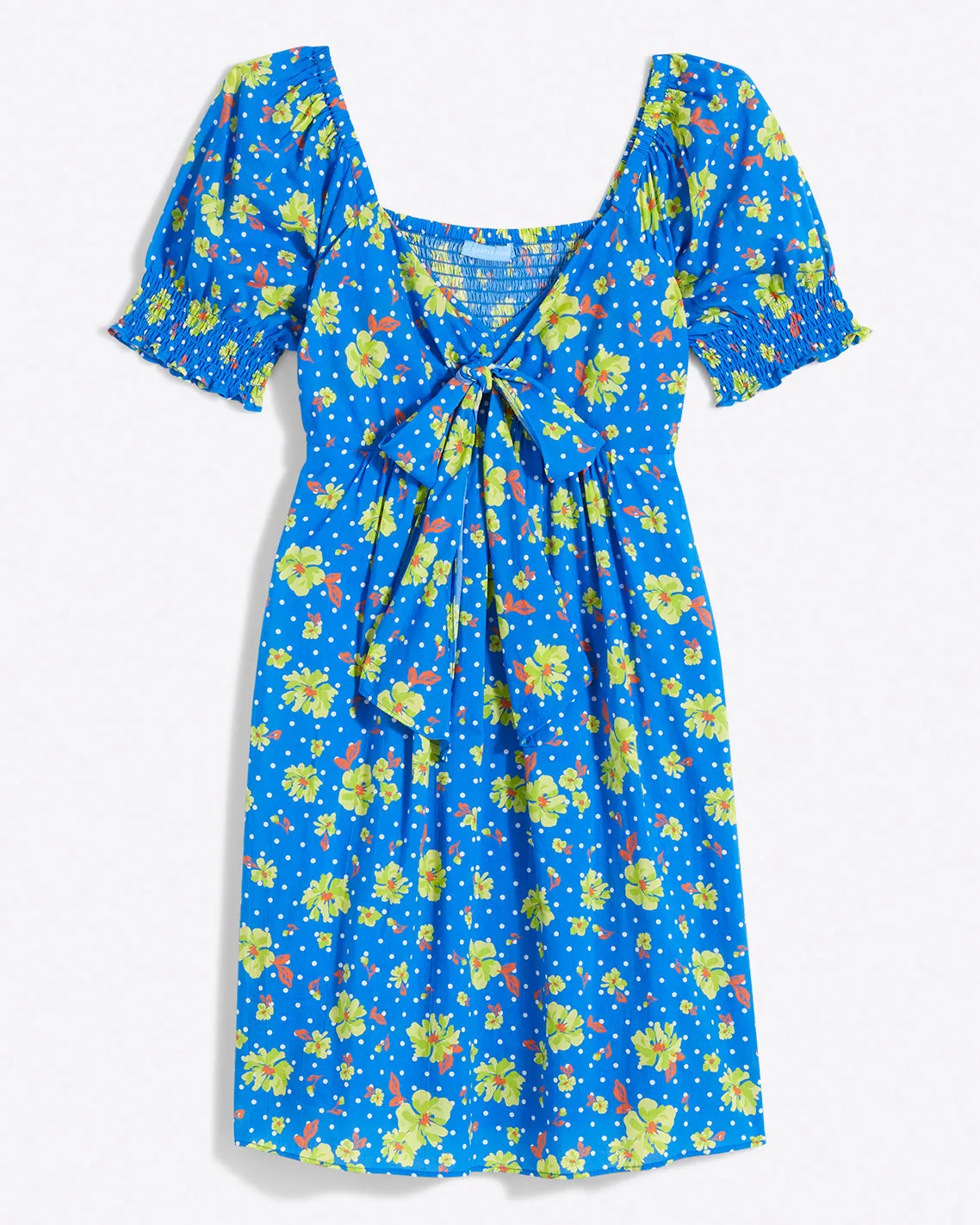 Jennifer Mini Dress in Polka Dot Floral sold by Draper James product image thumbnail 2