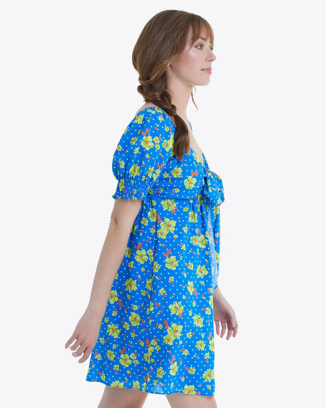 Jennifer Mini Dress in Polka Dot Floral sold by Draper James product image thumbnail 4