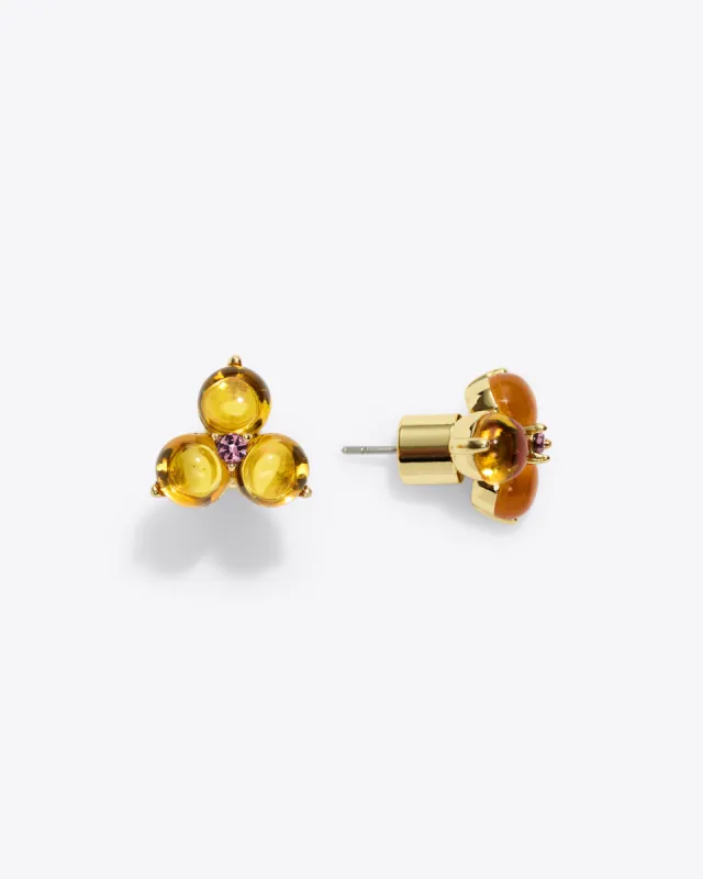 Clover Studs in Yellow sold by Draper James