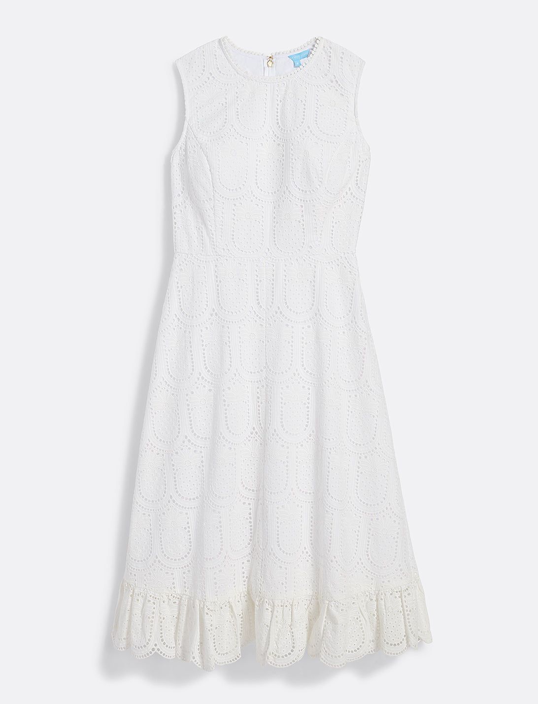 Pineapple Eyelet Midi Love Circle Dress sold by Draper James product image thumbnail 2