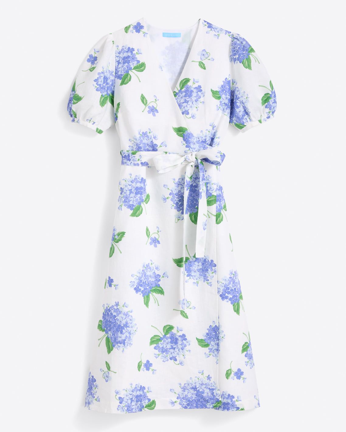 Rhonda Wrap Dress in Hydrangea sold by Draper James product image thumbnail 2