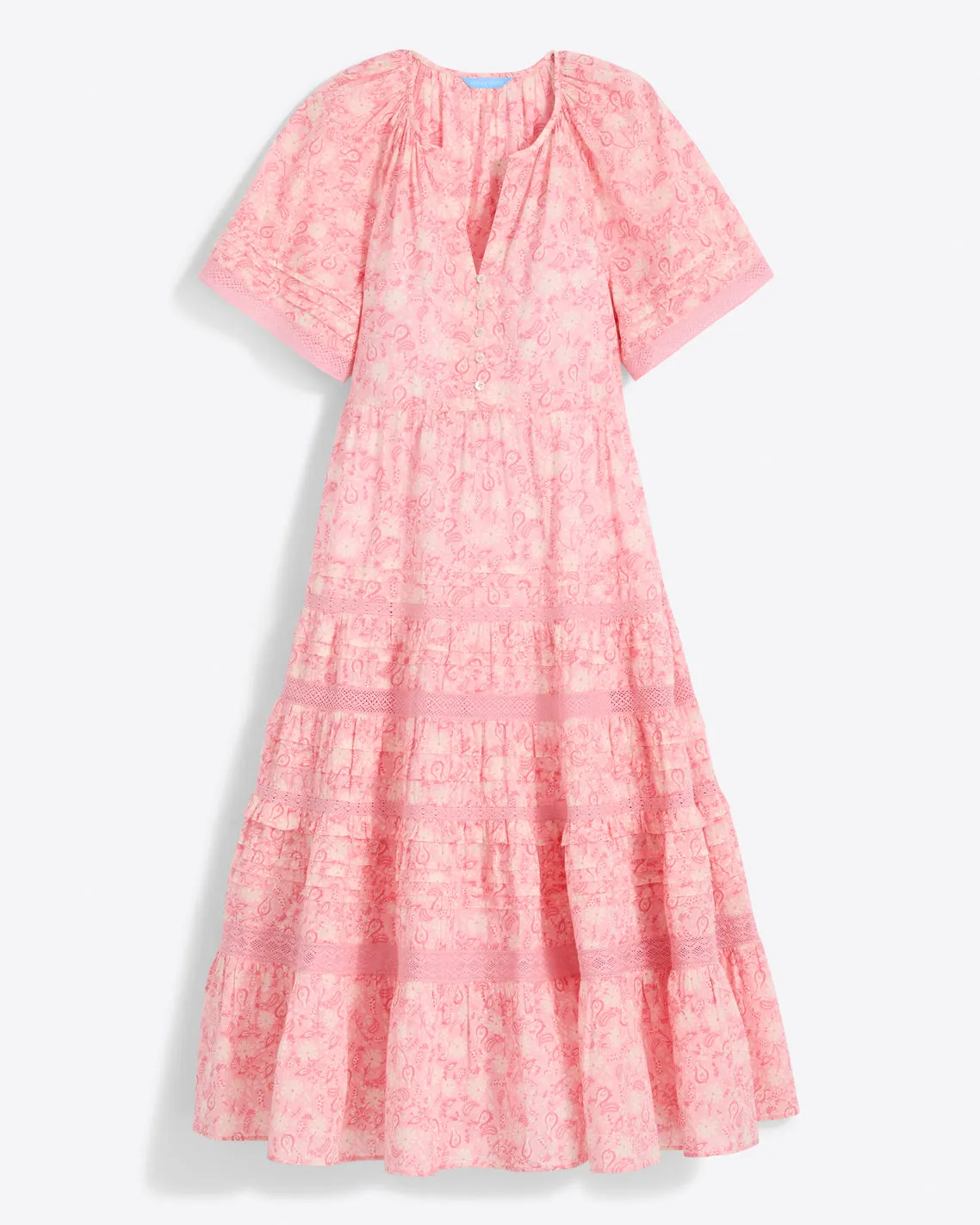 Carlene Midi Dress in Pink Paisley sold by Draper James product image thumbnail 2
