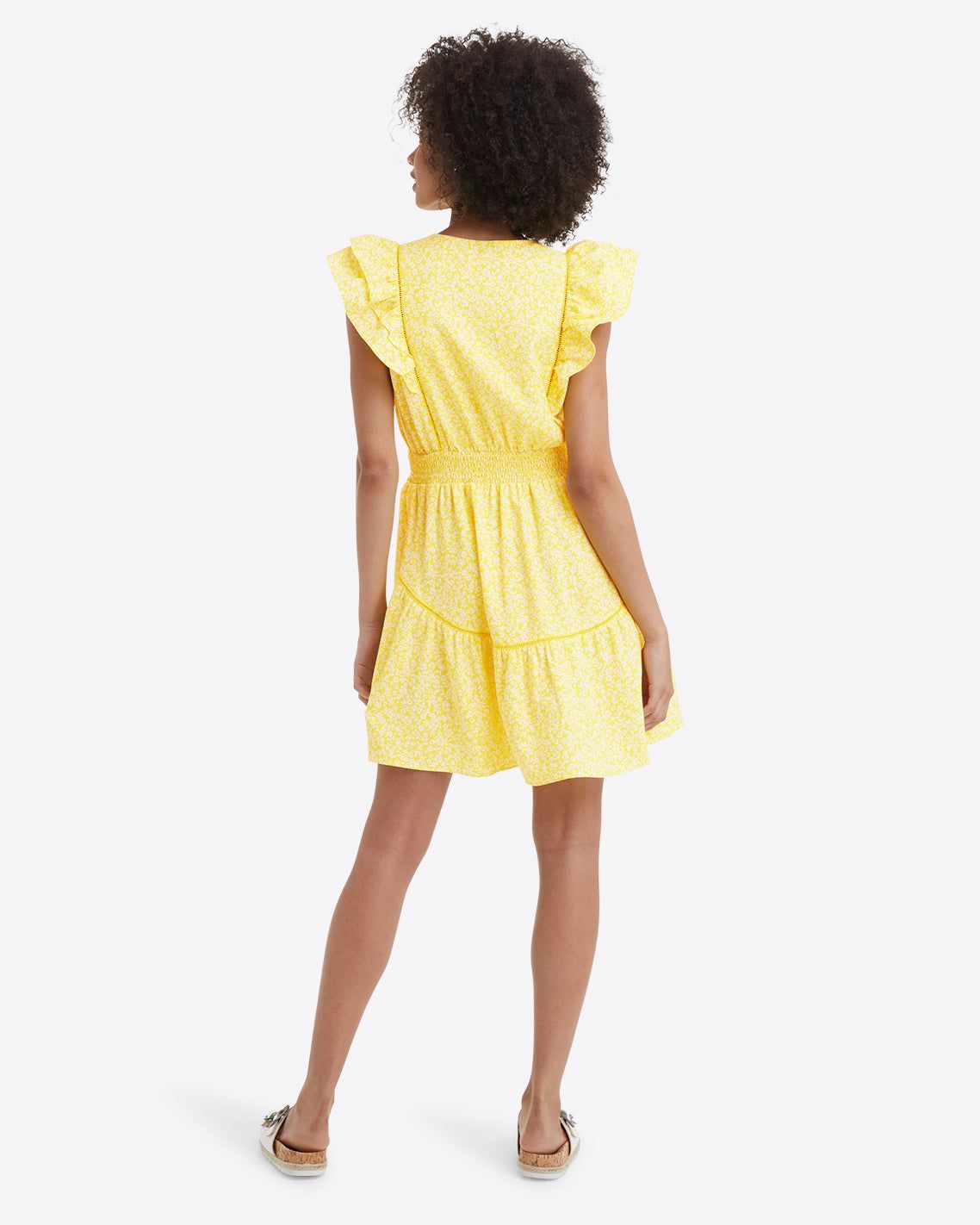 Gabby Mini Dress in Golden Floral sold by Draper James product image thumbnail 3
