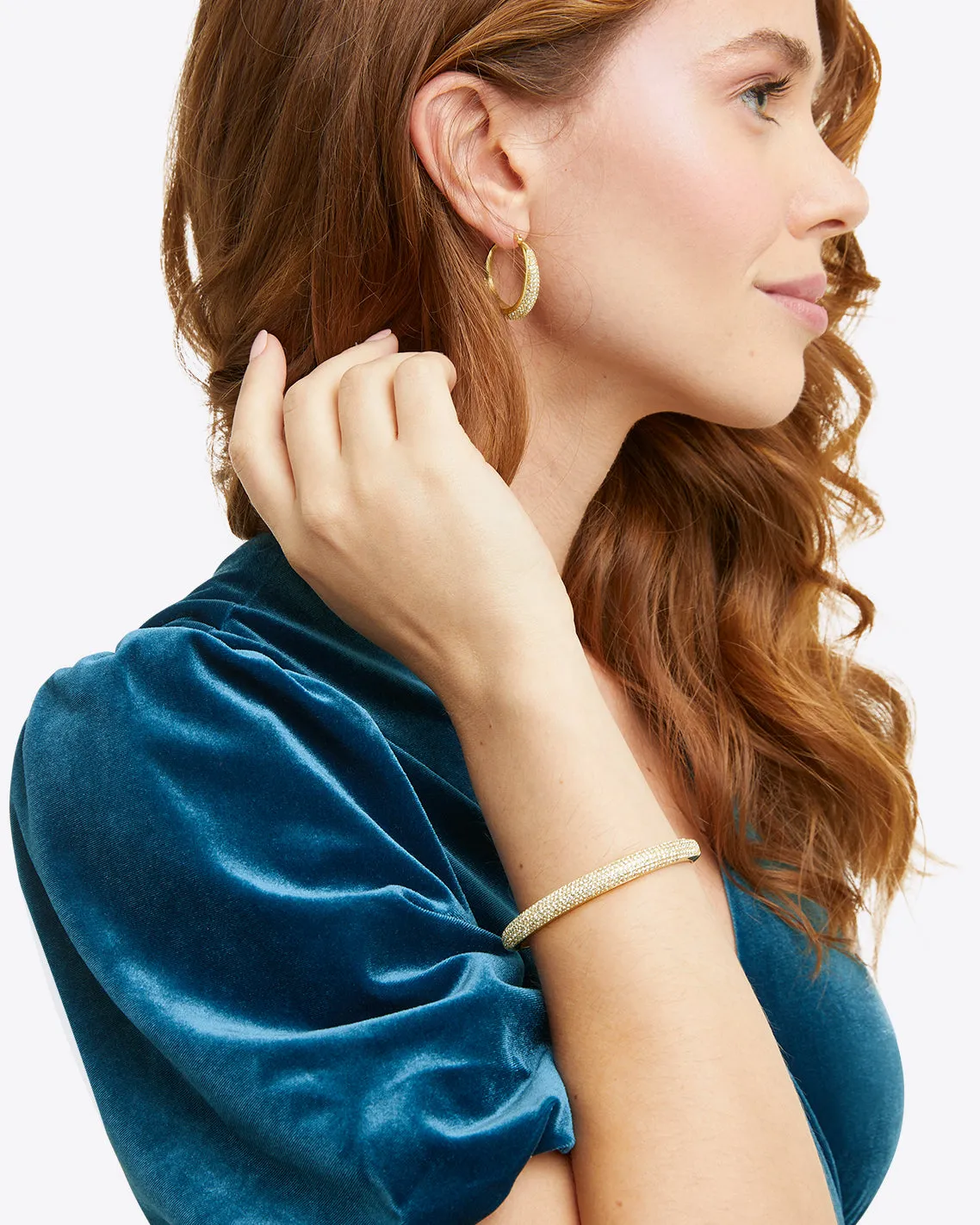 Glitter Hoops sold by Draper James product image thumbnail 3