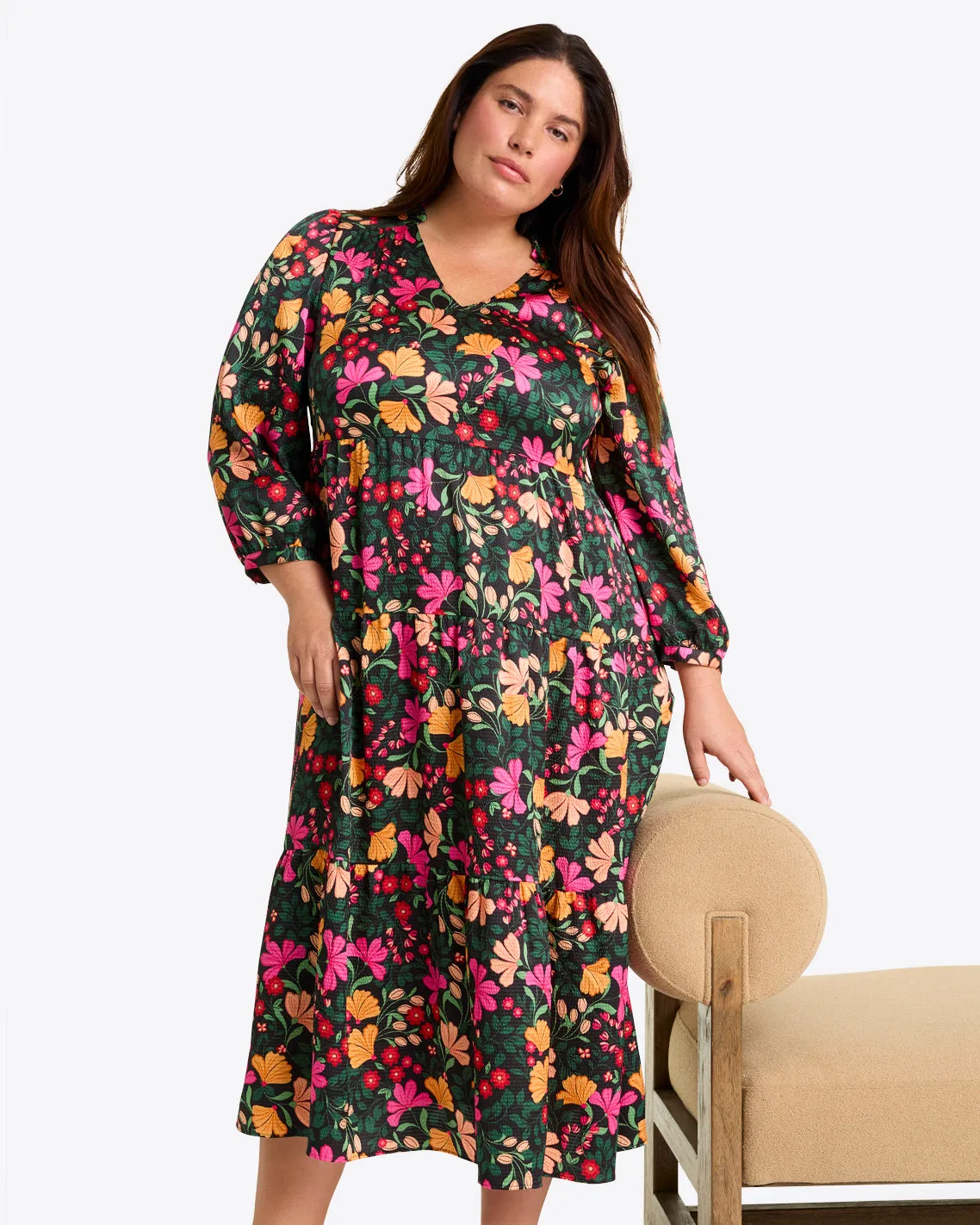 Katie Midi Dress sold by Draper James product image thumbnail 3