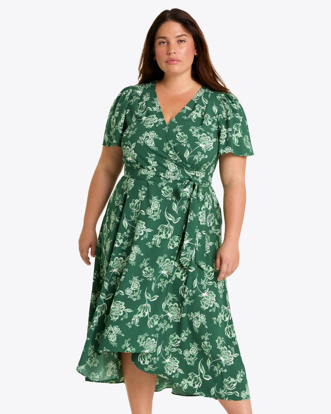 Gigi Wrap Dress sold by Draper James product image thumbnail 3