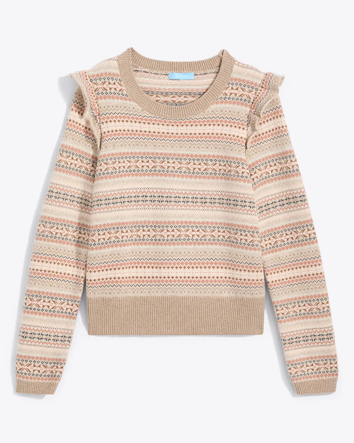 Fairisle Flutter Sleeve Sweater sold by Draper James product image thumbnail 3