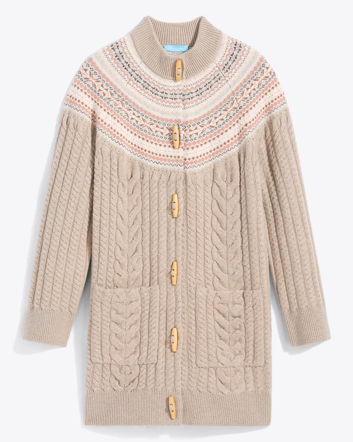 Fairisle Toggle Sweater sold by Draper James product image thumbnail 3