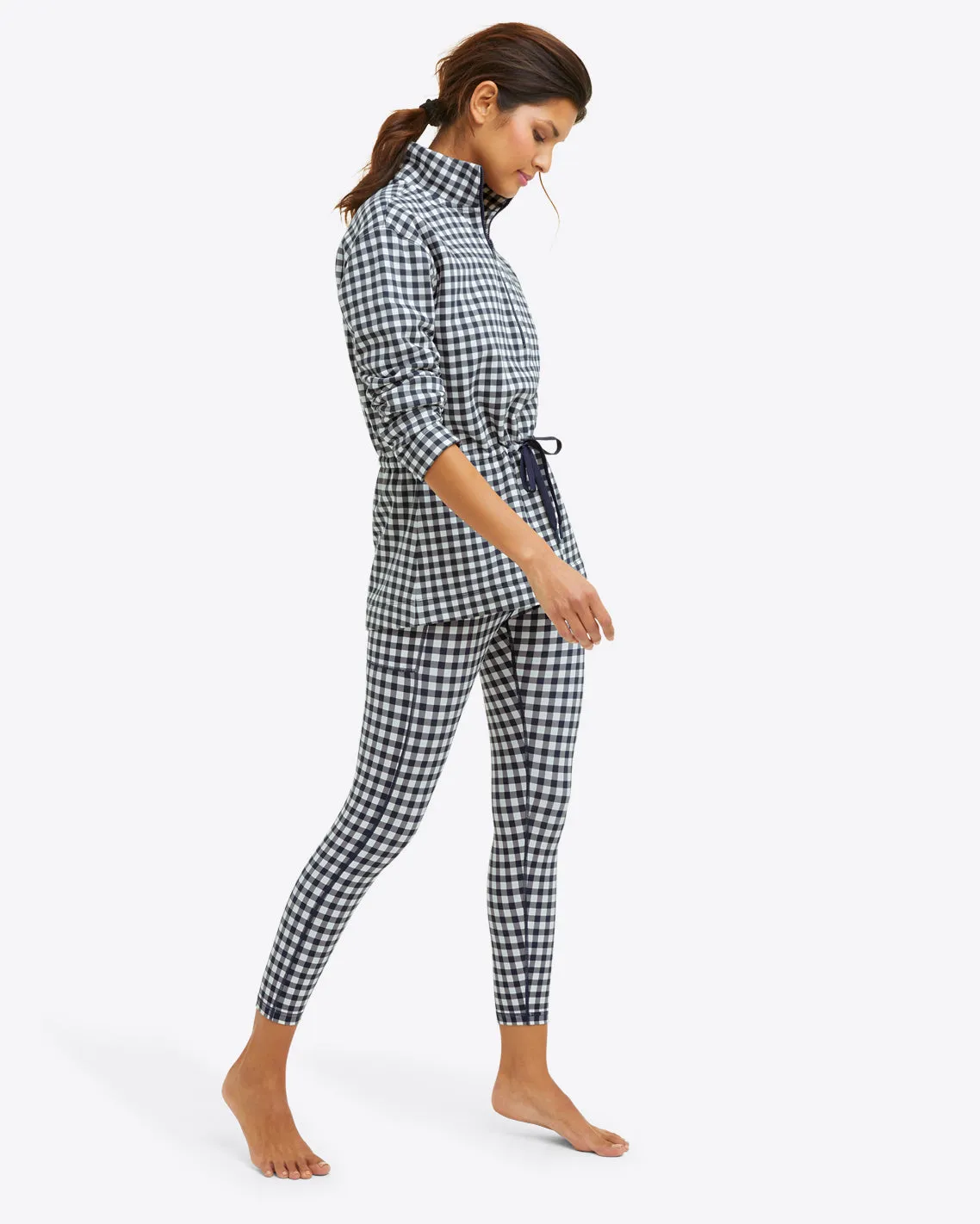 Leggings in Navy Gingham sold by Draper James product image thumbnail 5