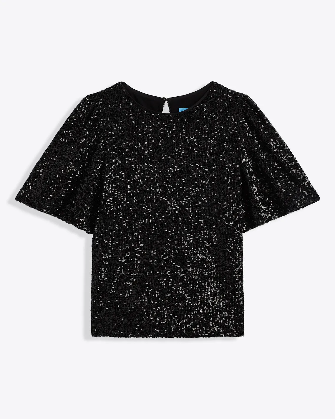 Flutter Sleeve Top in Sequins sold by Draper James product image thumbnail 4