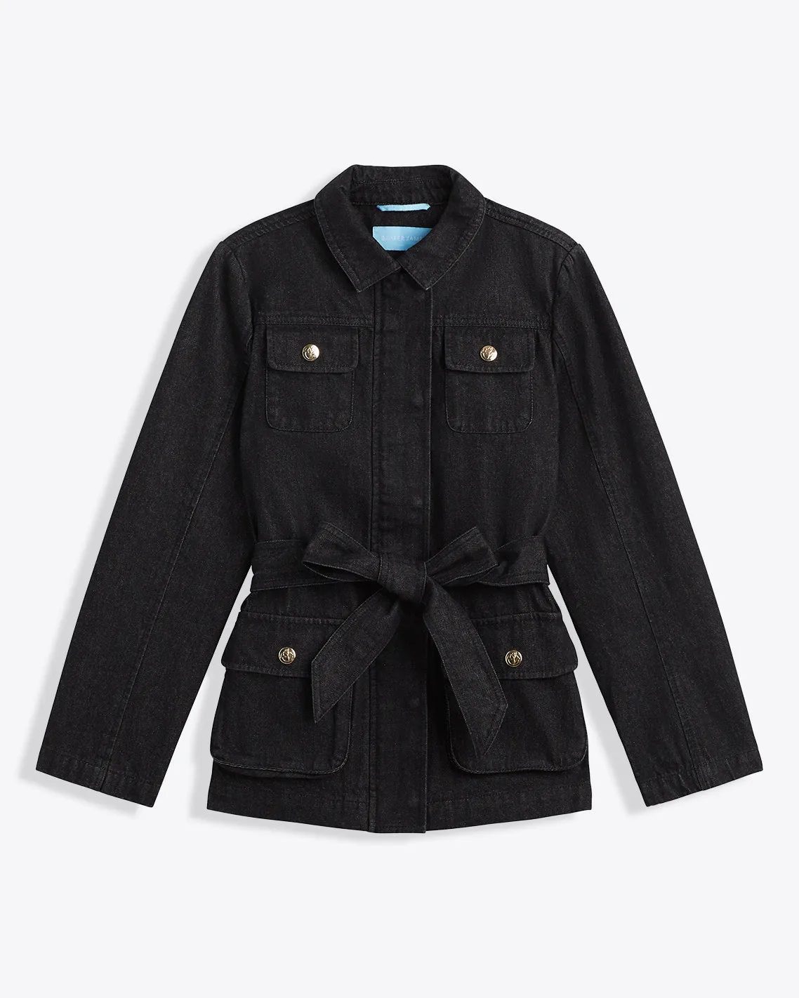 Denim Field Jacket sold by Draper James product image thumbnail 3