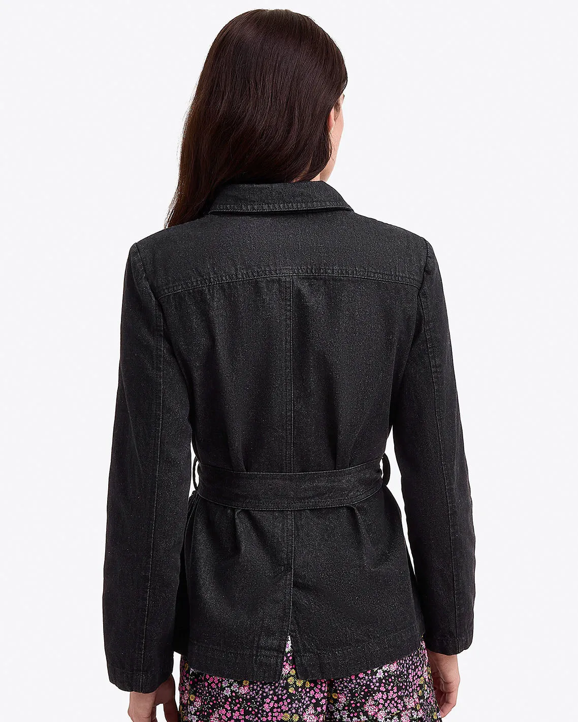 Denim Field Jacket sold by Draper James product image thumbnail 2