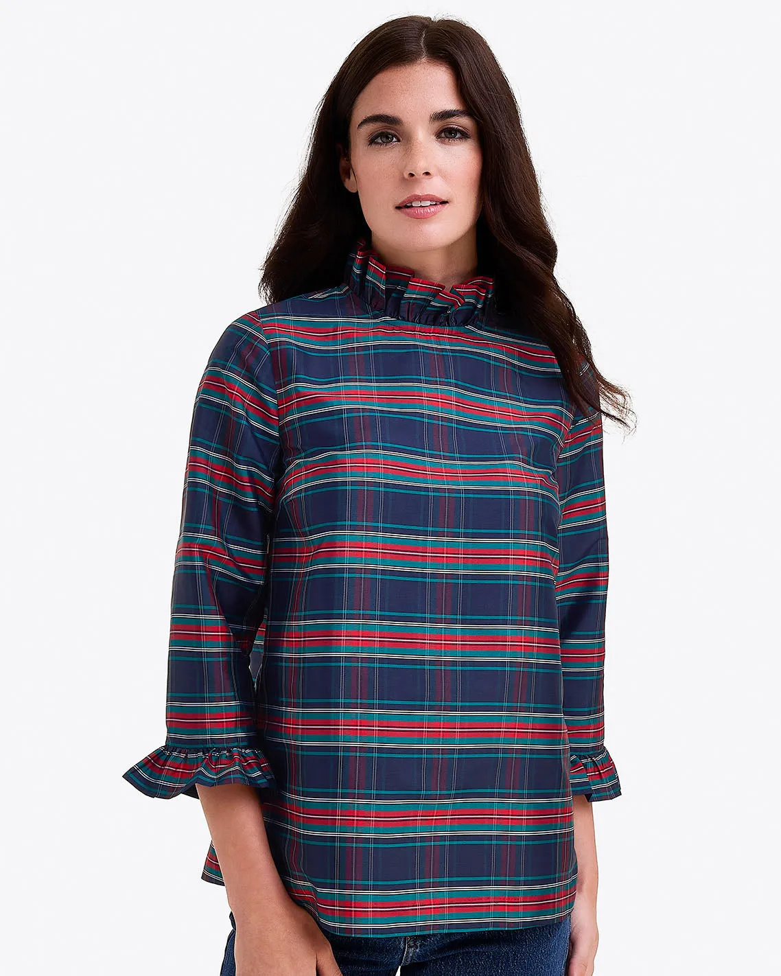 Ingrid Top in Taffeta sold by Draper James