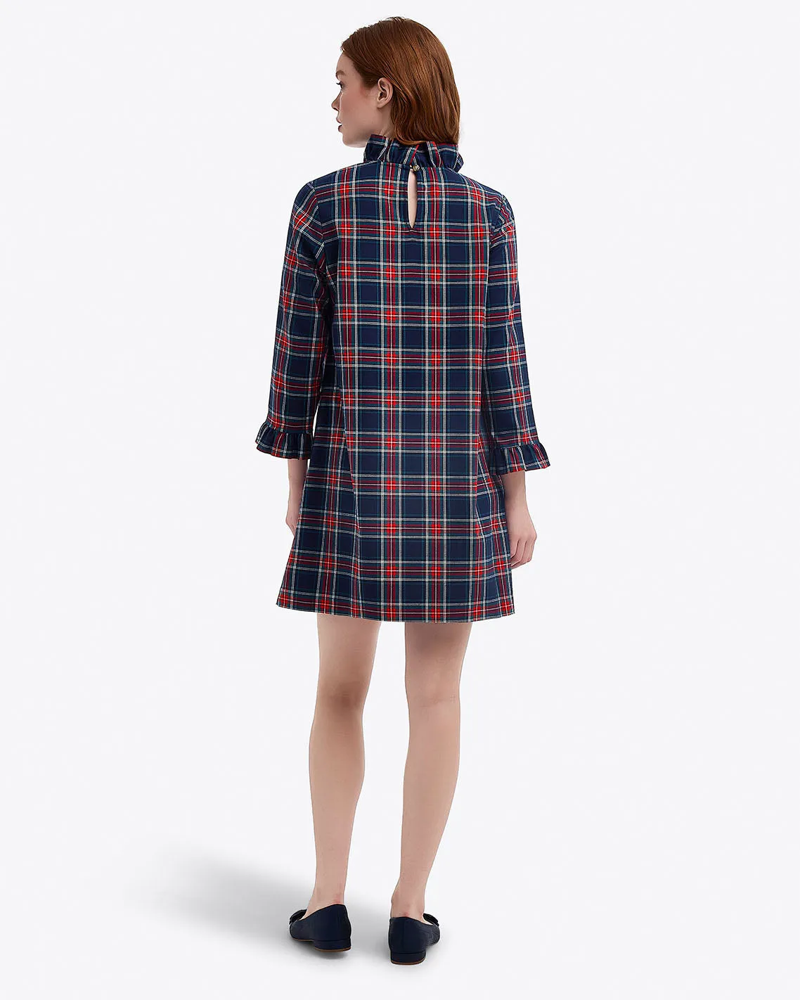 Lindsay Dress in Georgia Plaid sold by Draper James product image thumbnail 2
