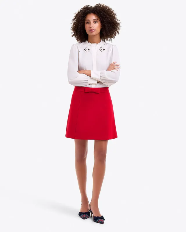 Mini Skirt in Ponte made by Draper James