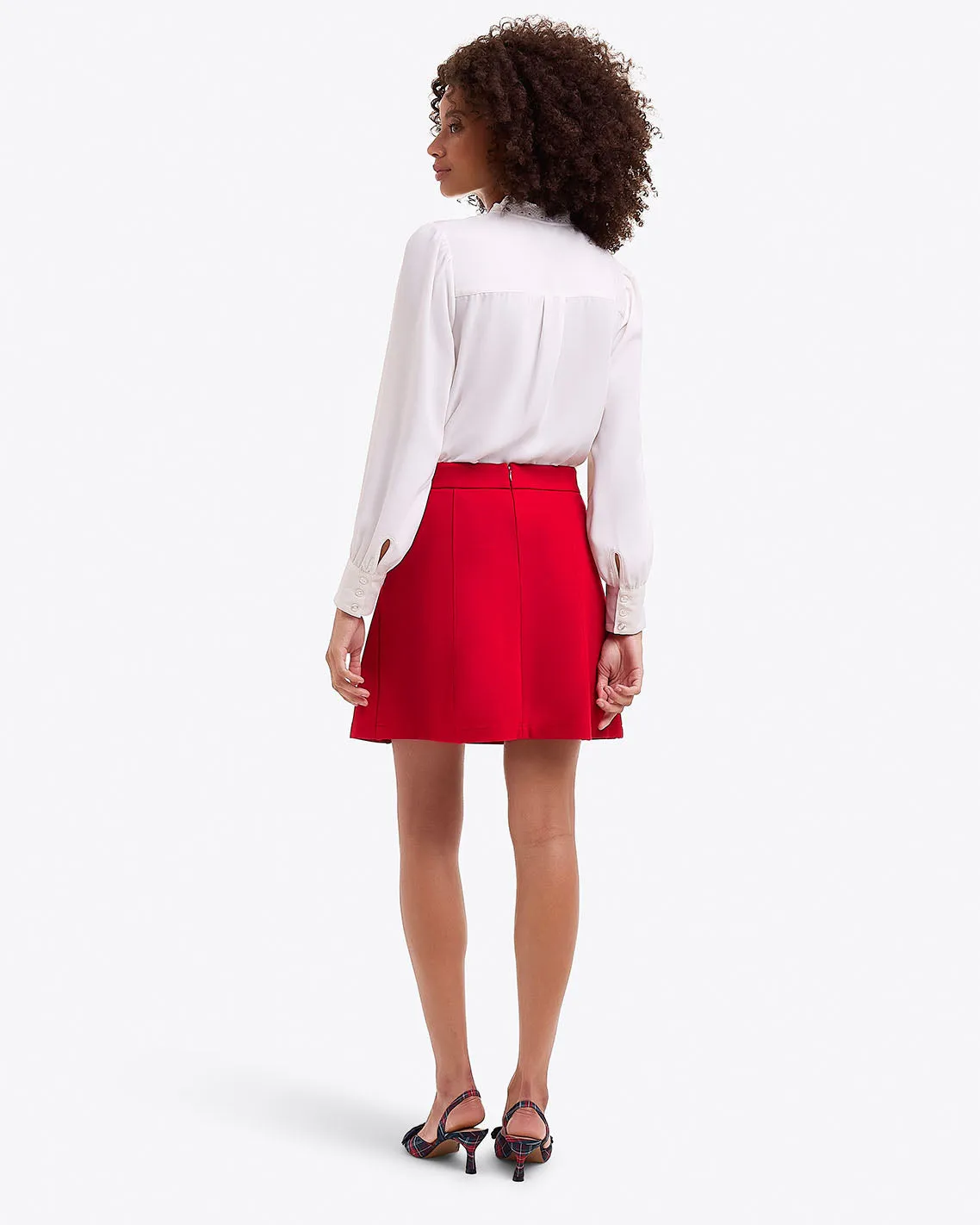 Mini Skirt in Ponte sold by Draper James product image thumbnail 2