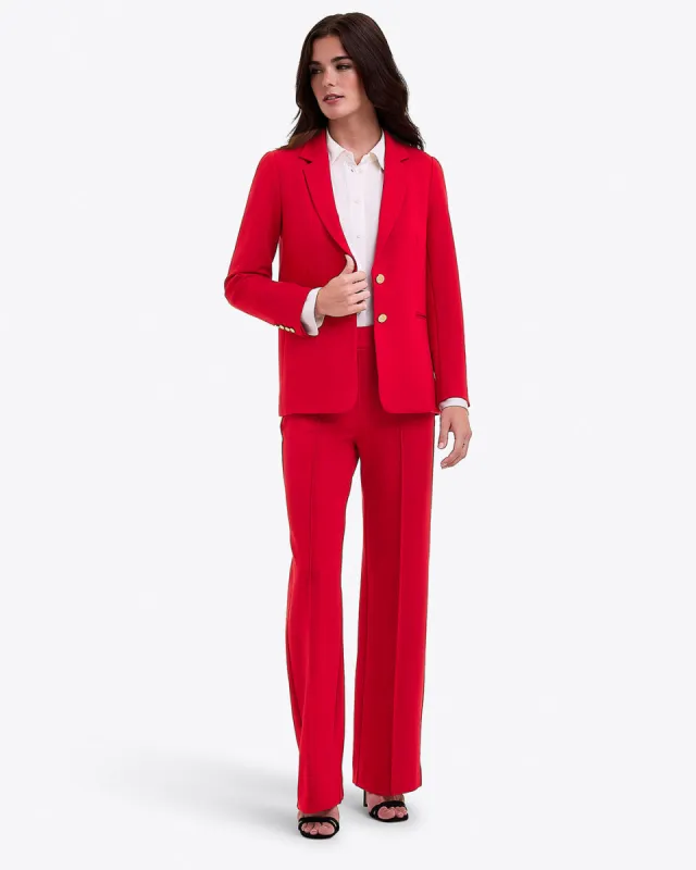 Blazer in Ponte sold by Draper James