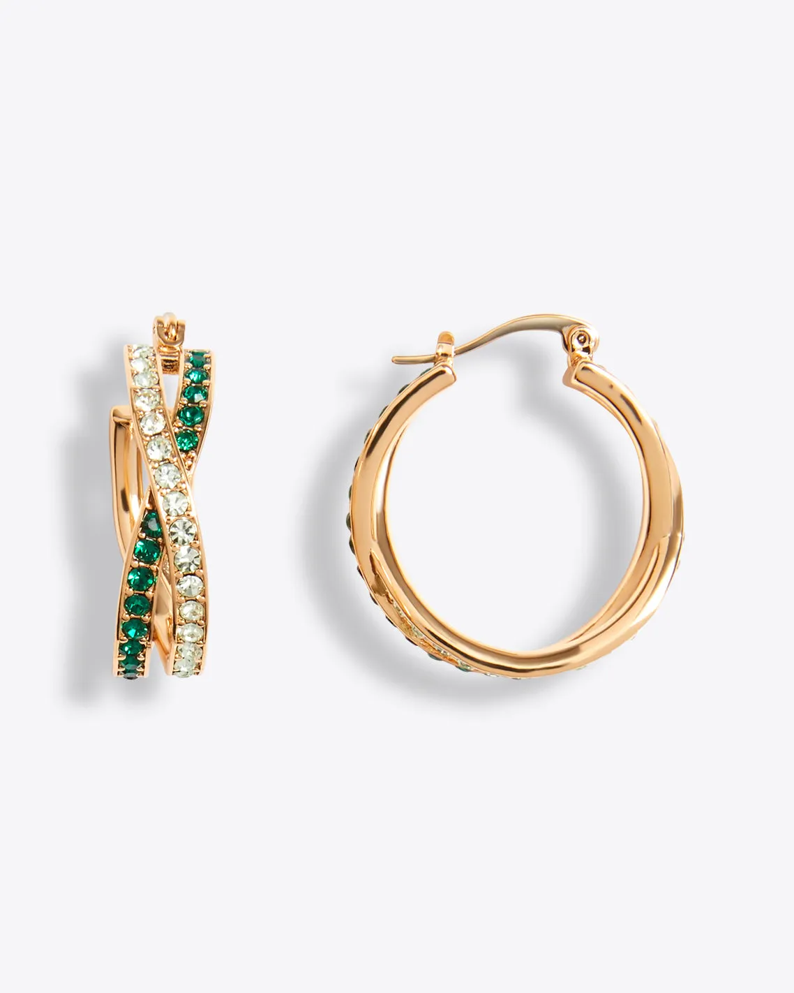 Cross Over Hoops sold by Draper James