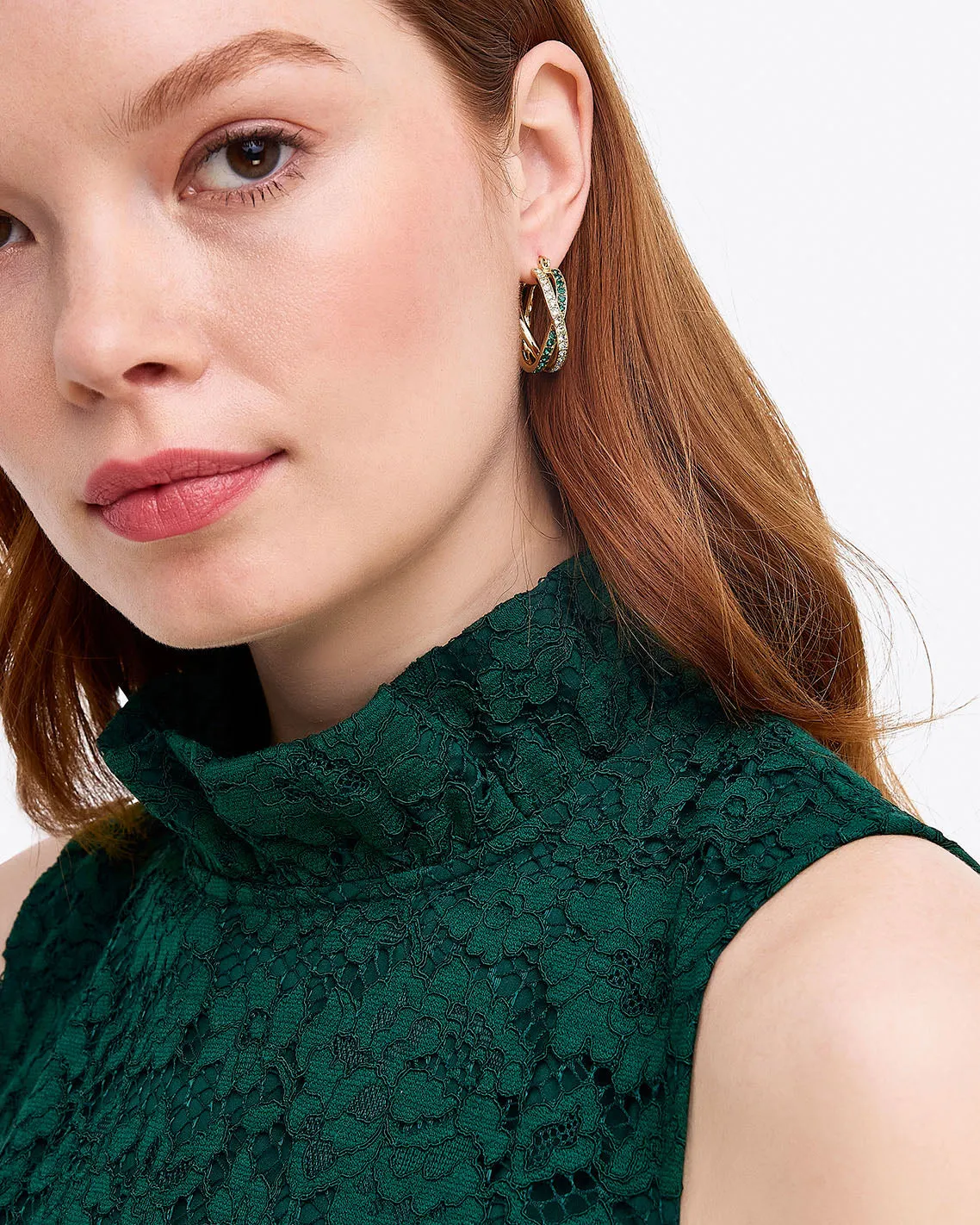 Cross Over Hoops sold by Draper James product image thumbnail 2