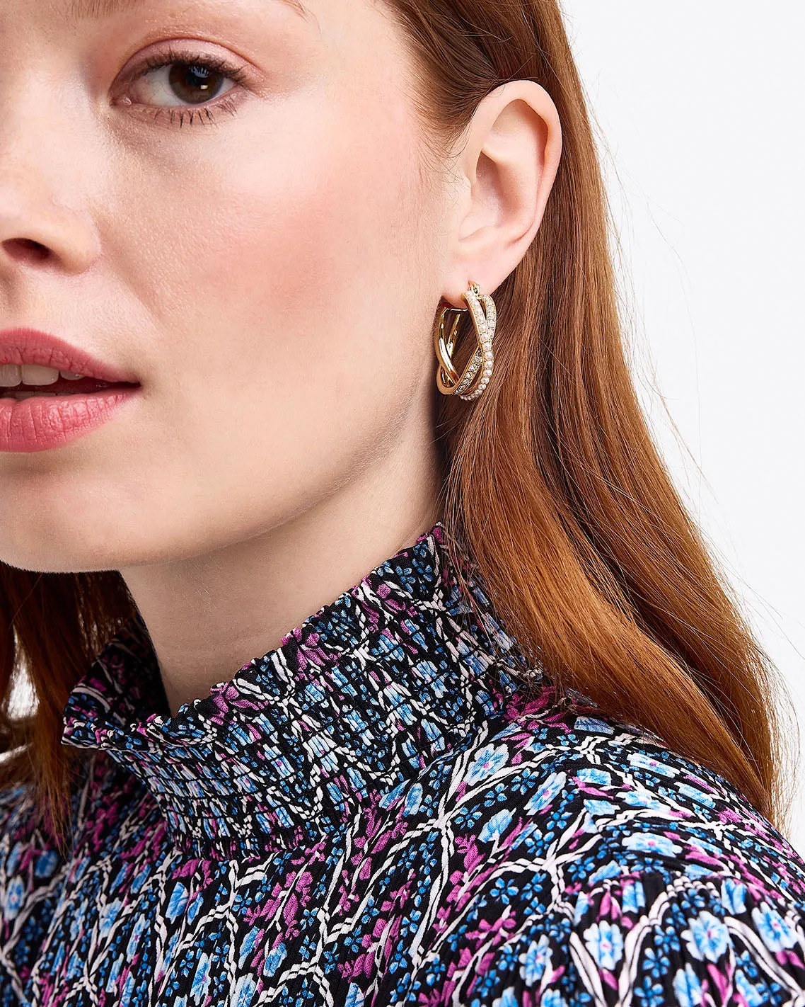 Cross Over Hoops sold by Draper James product image thumbnail 2