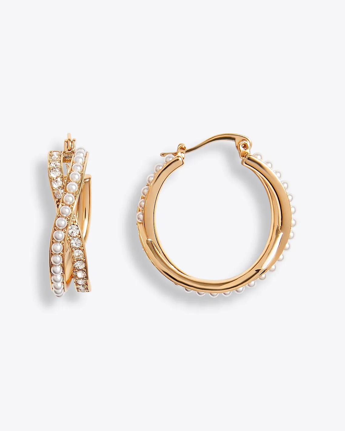 Cross Over Hoops sold by Draper James