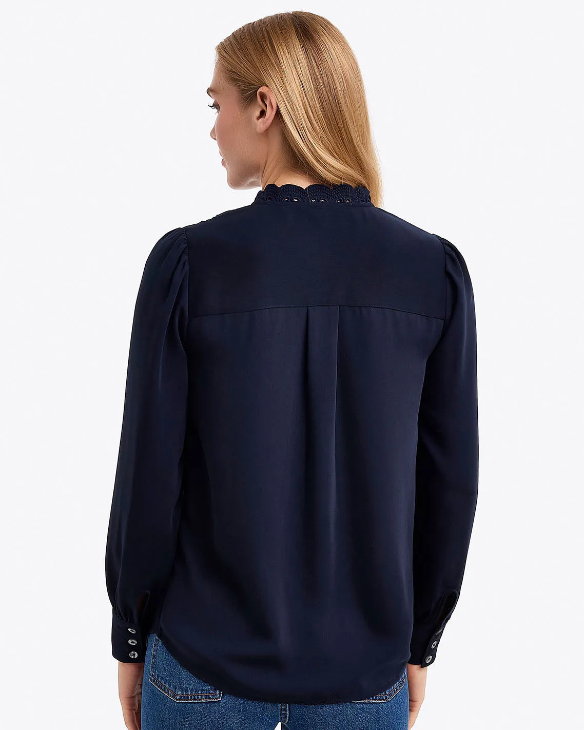 Covered Placket Button Down sold by Draper James product image thumbnail 3