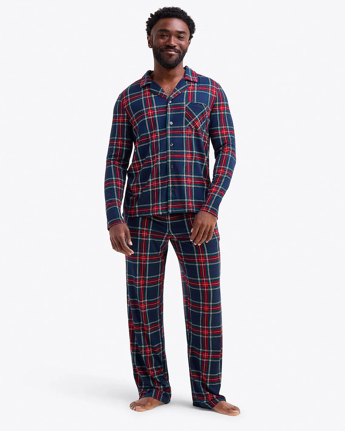 Men's Pajama Set in Georgia Plaid sold by Draper James