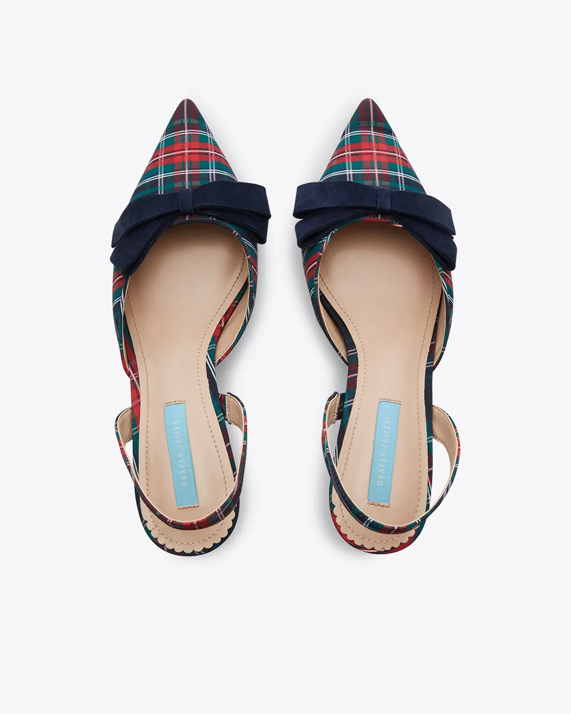 Tess Slingback in Georgia Plaid sold by Draper James product image thumbnail 3