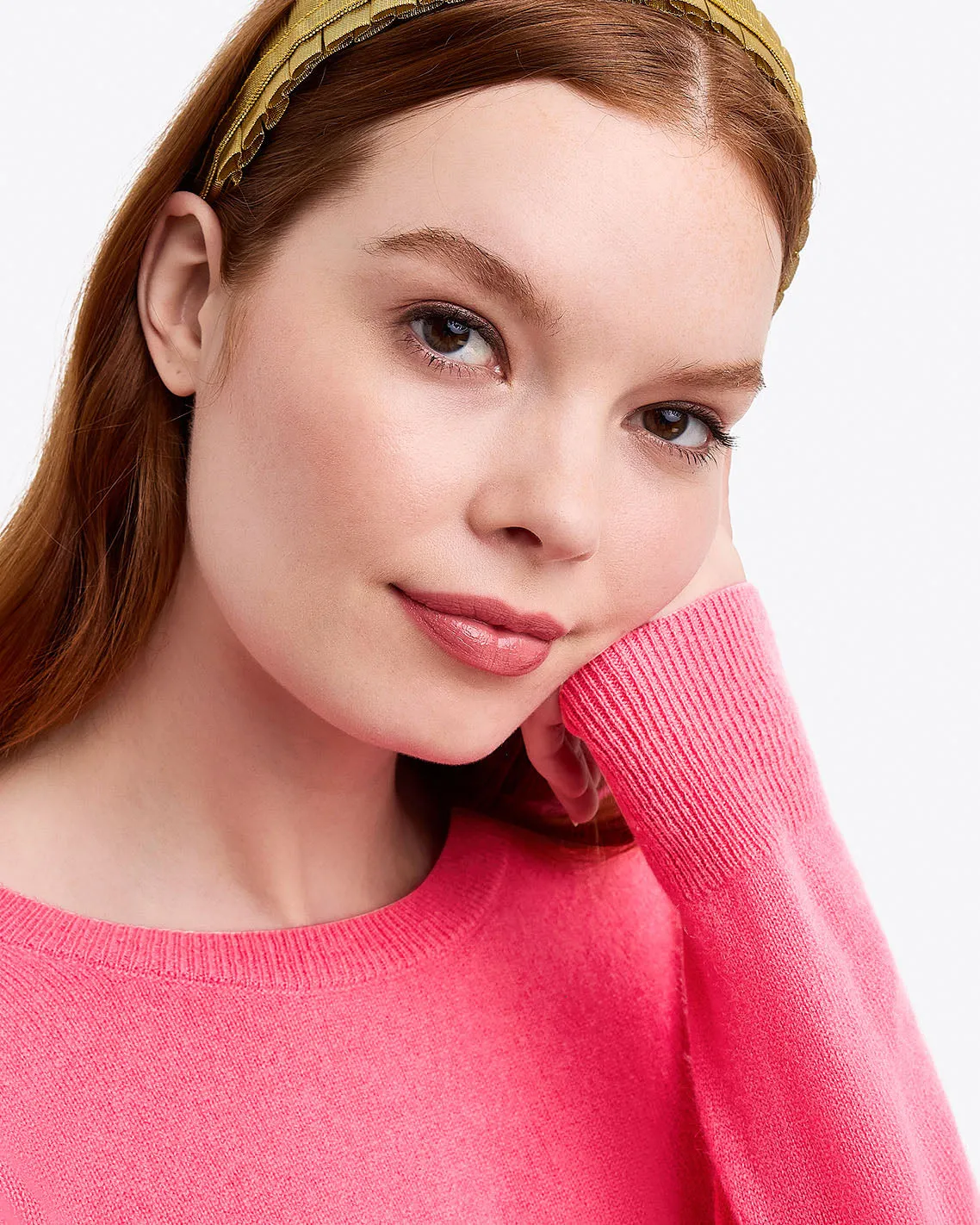 Gold Ribbon Ruffle Headband sold by Draper James product image thumbnail 3