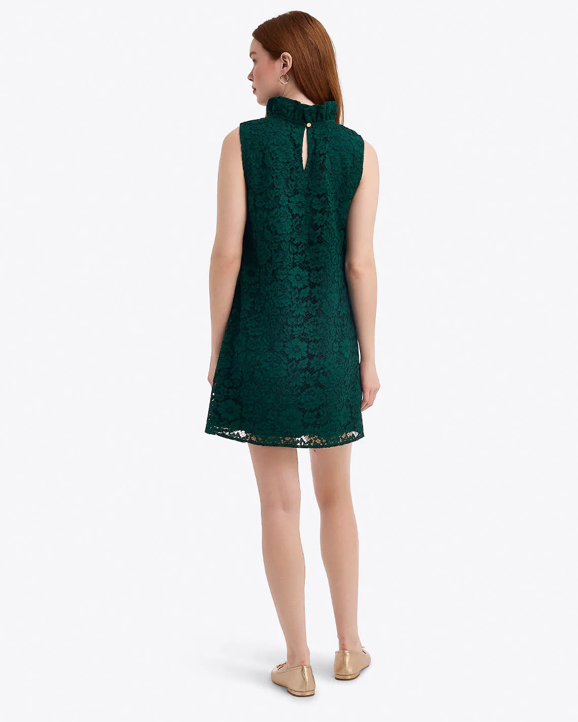 Lindsay Sleeveless Shift Dress in Lace sold by Draper James product image thumbnail 2