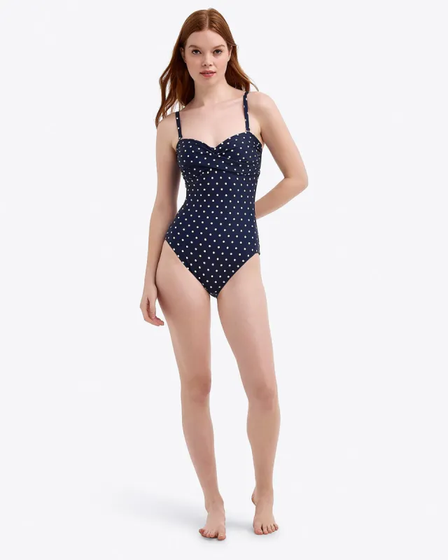 Polka Dot Bandeau One Piece sold by Draper James