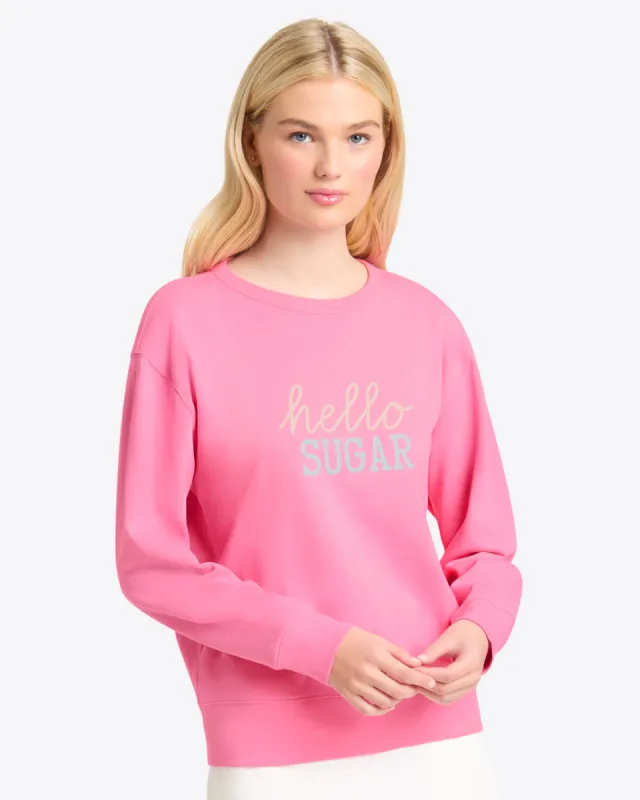 Hello Sugar Sweatshirt sold by Draper James