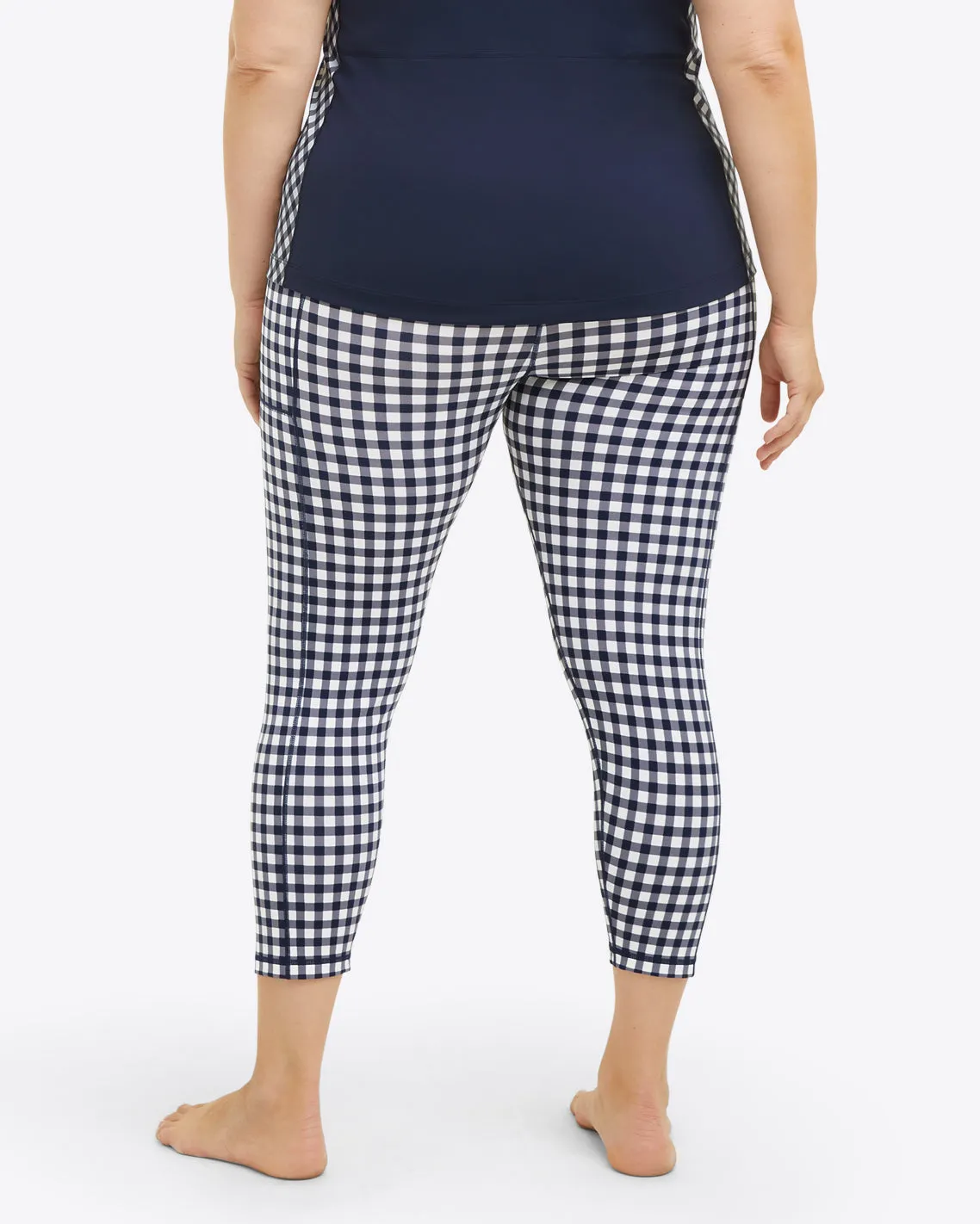 Leggings in Navy Gingham sold by Draper James product image thumbnail 4