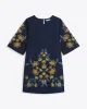 Mallory Embroidered Bell Sleeve Mini Dress sold by Draper James