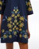 Mallory Embroidered Bell Sleeve Mini Dress sold by Draper James