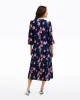 Matilda Crewneck Midi Dress in Magnolia Buds sold by Draper James