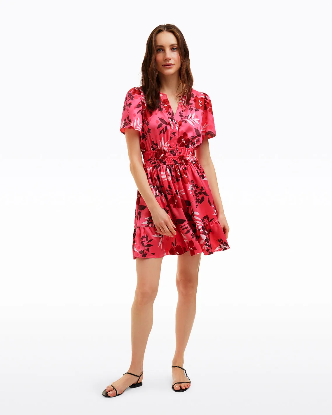 Wilson Mini Dress in Spring Floral sold by Draper James