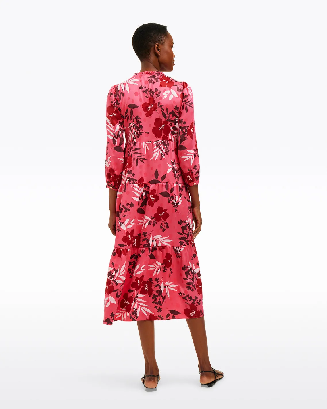 Katie Midi Dress in Spring Floral sold by Draper James product image thumbnail 3