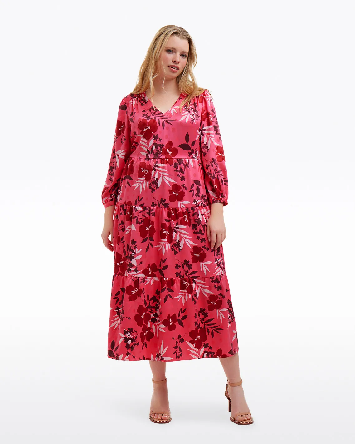 Katie Midi Dress in Spring Floral sold by Draper James product image thumbnail 4