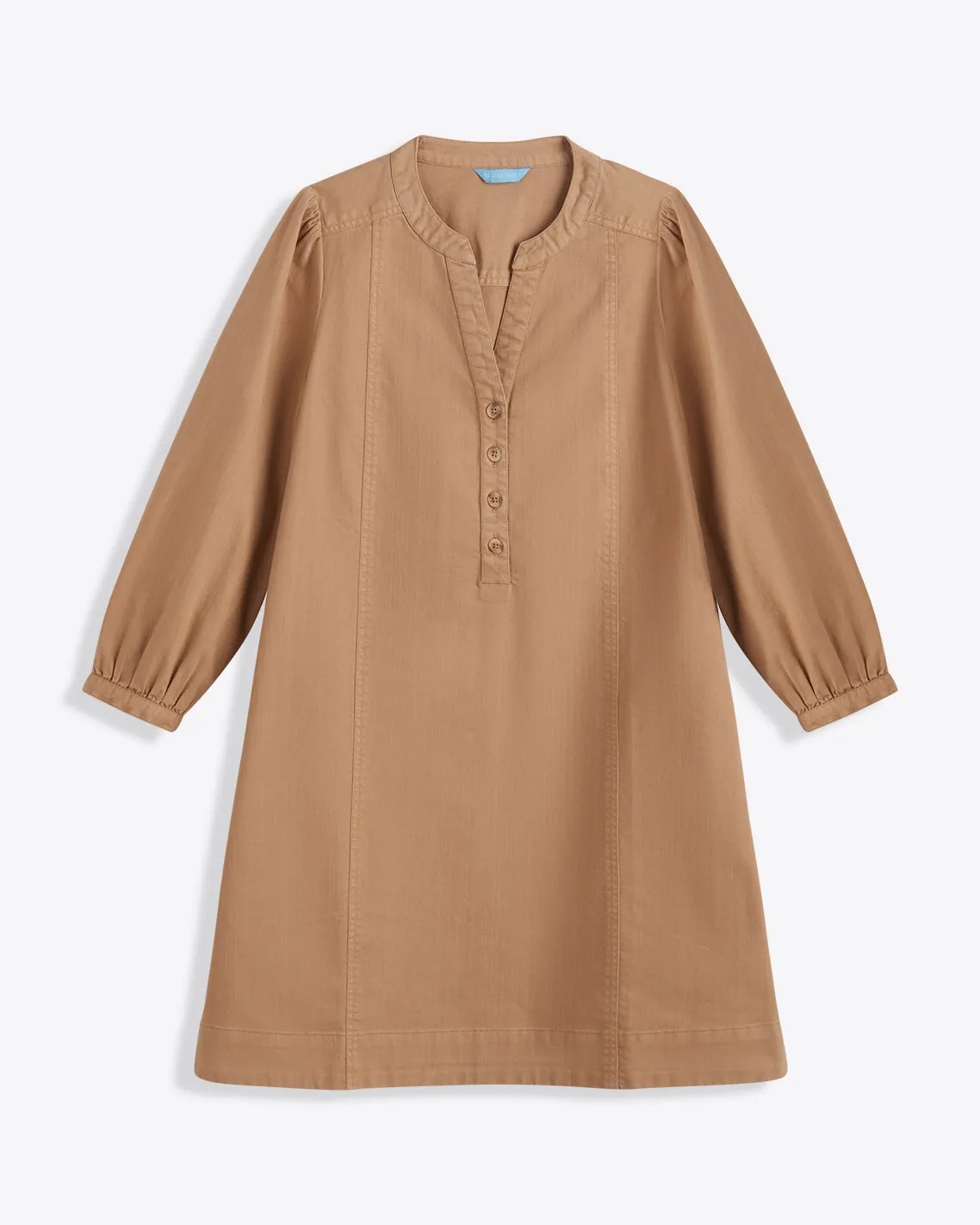 Felicity Popover Shift Dress in Croissant sold by Draper James product image thumbnail 4
